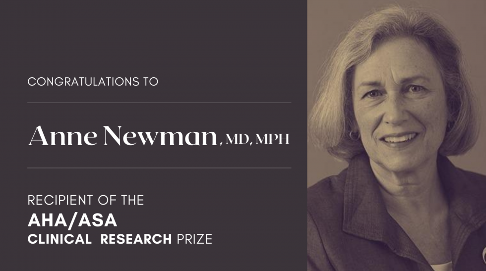 Anne Newman Wins 2020 AHA Clinical Research Prize